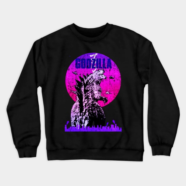 Godzilla Crewneck Sweatshirt by RANS.STUDIO